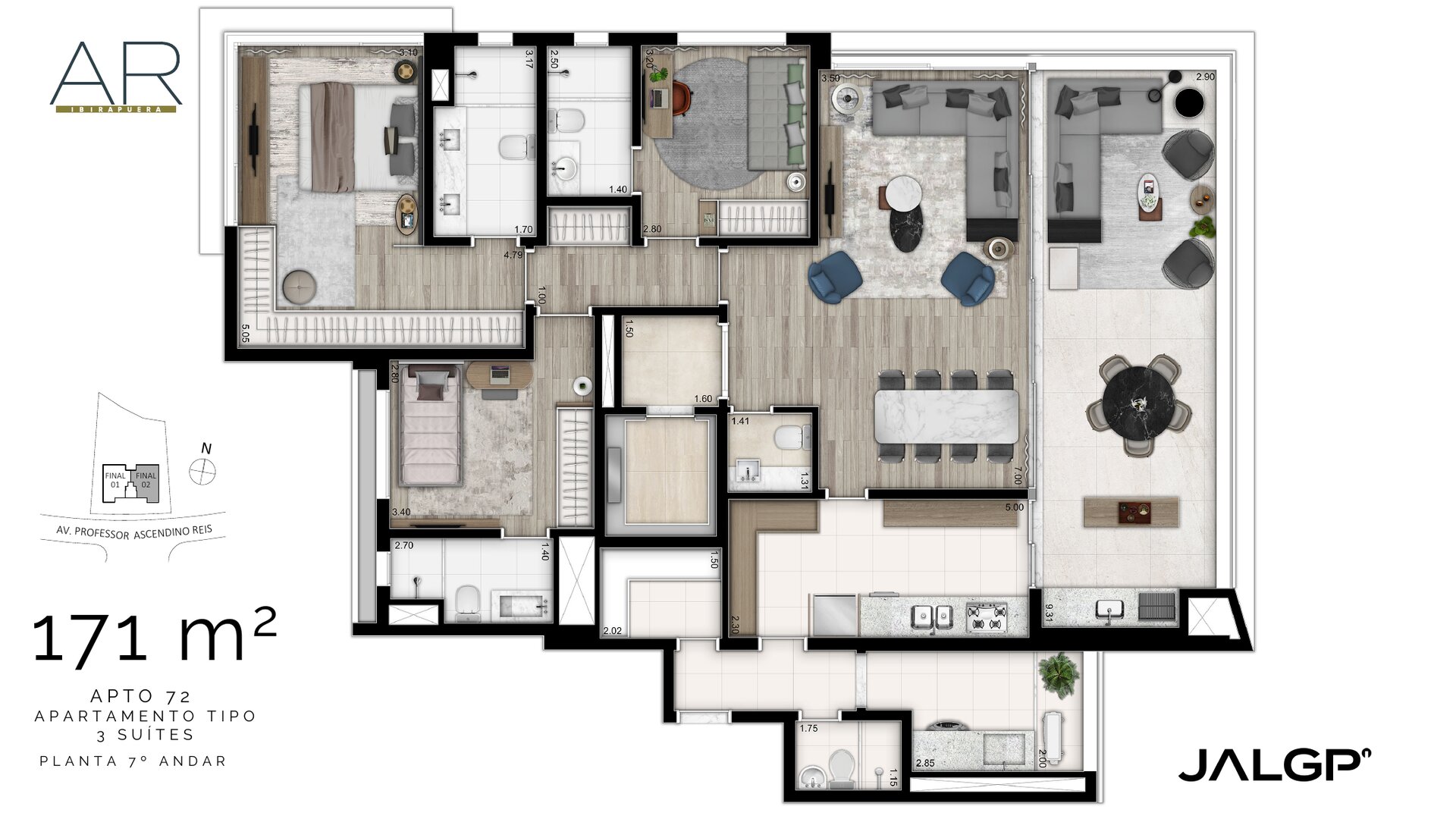 Planta Apto 72